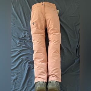 Descente Light Pink Women’s Insulated Ski Pants